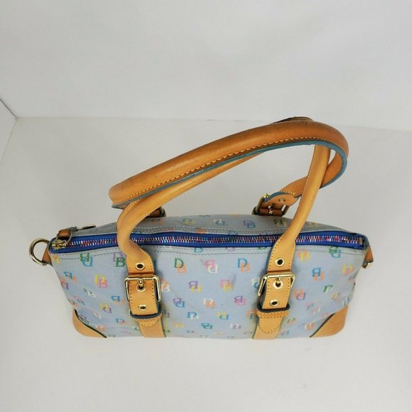 Dooney and Bourke Domed Satchel Periwinkle Bag - Picture 2 of 11